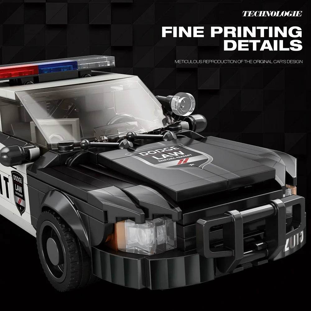 City Police Car Building Blocks Set 404 PCS Model Kit MOC - ToylandEU