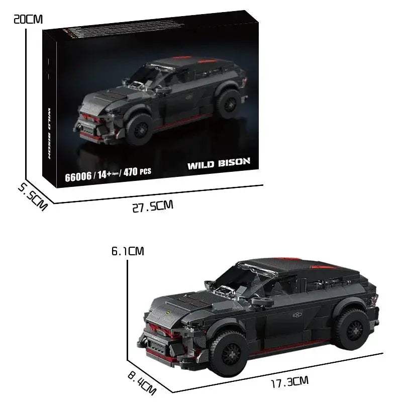 City Racing Car Building Blocks Set For Adults Premium - ToylandEU