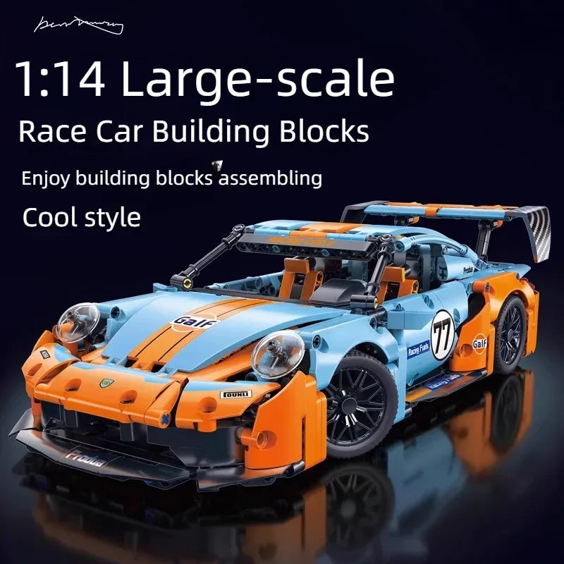 City Racing Vehicle Building Bricks Super Racer Toy - ToylandEU