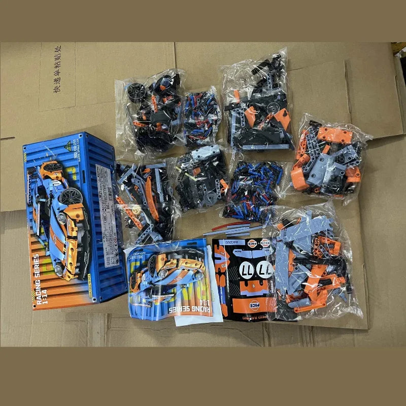 City Racing Vehicle Building Bricks Super Racer Toy - ToylandEU