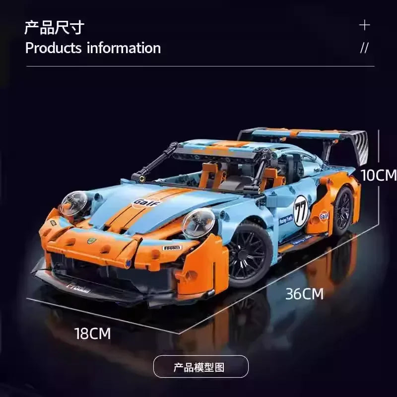 City Racing Vehicle Building Bricks Super Racer Toy - ToylandEU