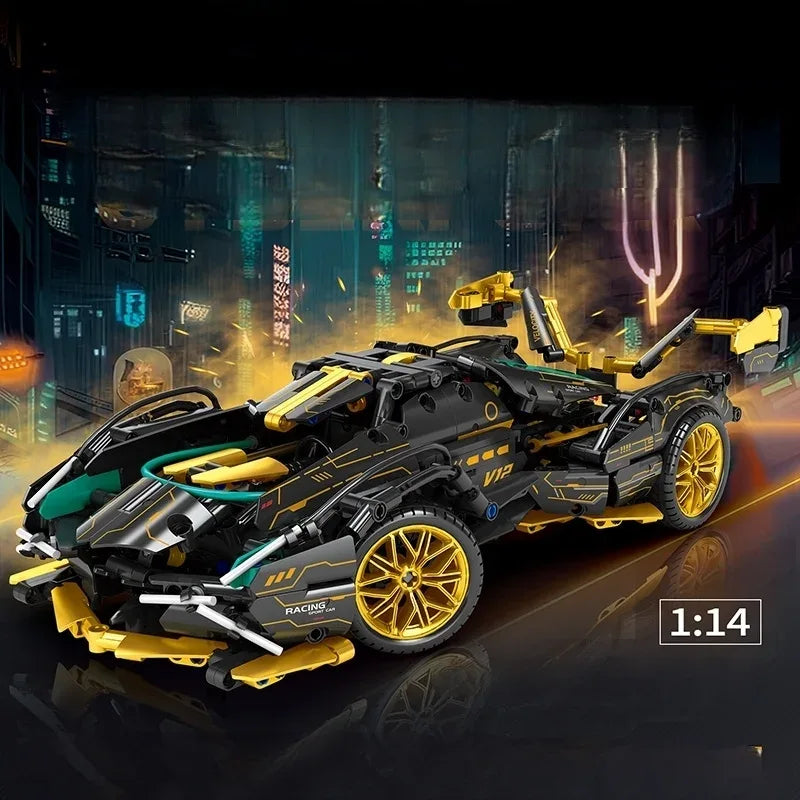 City Racing Vehicle Building Bricks Super Racer Toy - ToylandEU