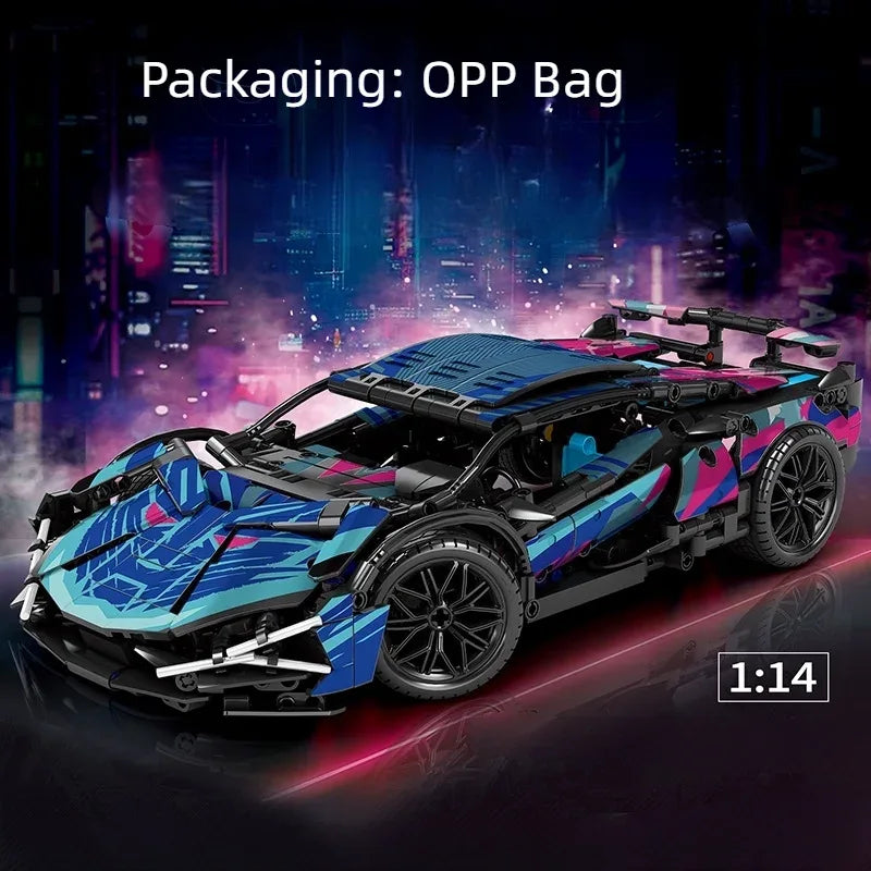 City Racing Vehicle Building Bricks Super Racer Toy - ToylandEU