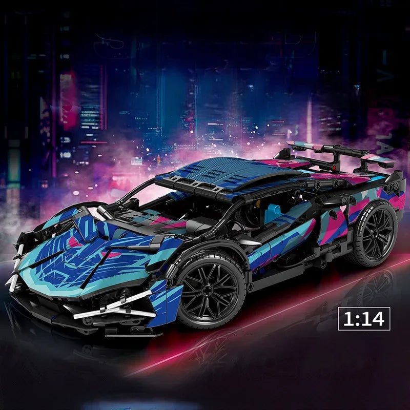 City Racing Vehicle Building Bricks Super Racer Toy - ToylandEU