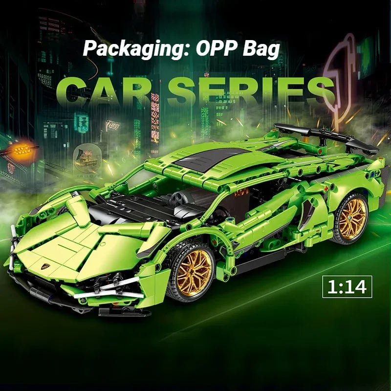 City Racing Vehicle Building Bricks Super Racer Toy - ToylandEU