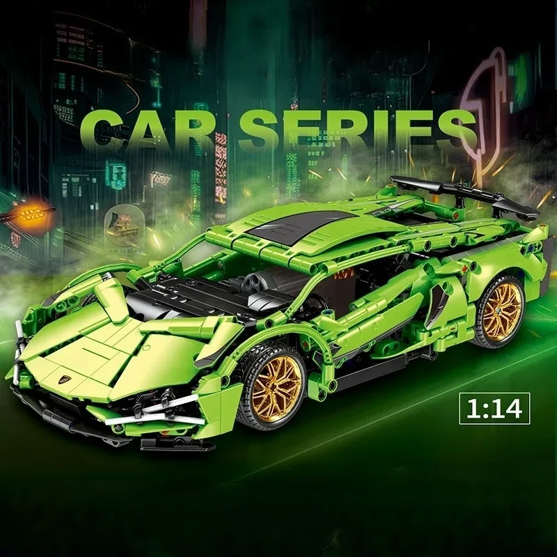 City Racing Vehicle Building Bricks Super Racer Toy - ToylandEU