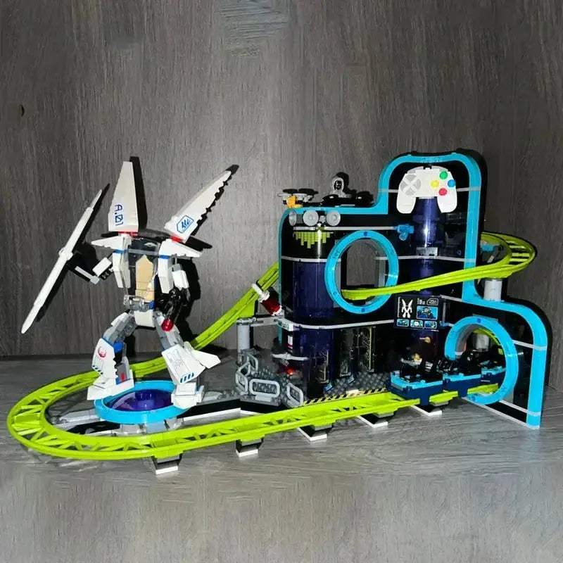 City Roller Coaster Building Blocks Set For Kids Creative Play - ToylandEU