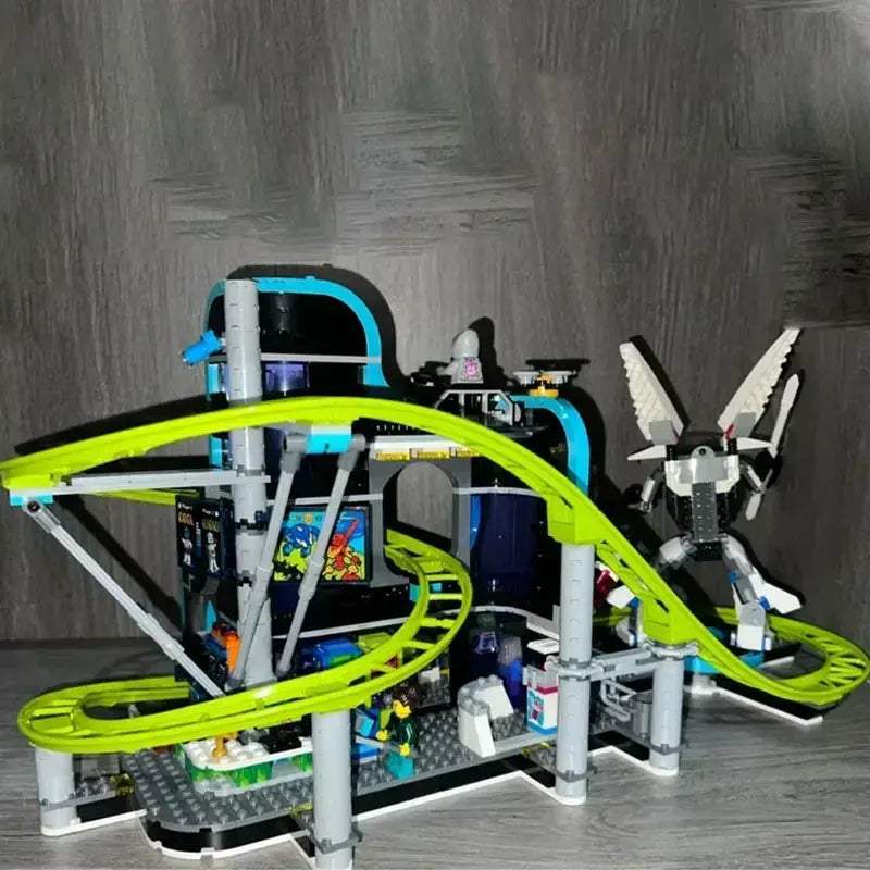 City Roller Coaster Building Blocks Set For Kids Creative Play - ToylandEU