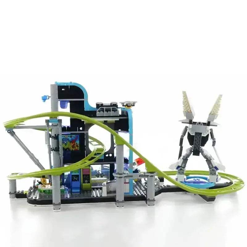 City Roller Coaster Building Blocks Set For Kids Creative Play - ToylandEU