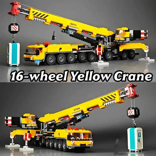  City Series Building Blocks Crane Hoist Toy Safe Kids -  ToylandEU™