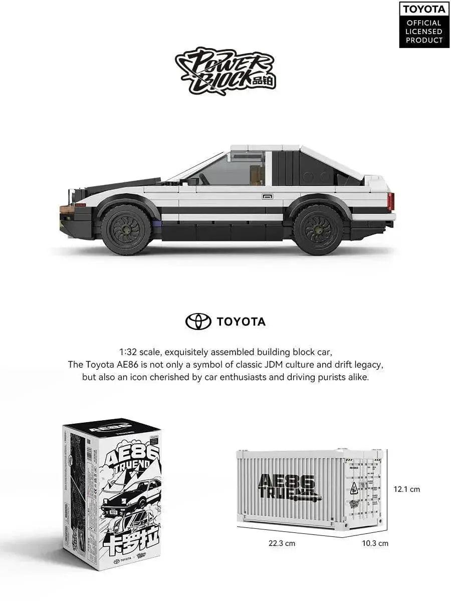  City Speed Champion AE86 Car Building Blocks for Kids -  ToylandEU™