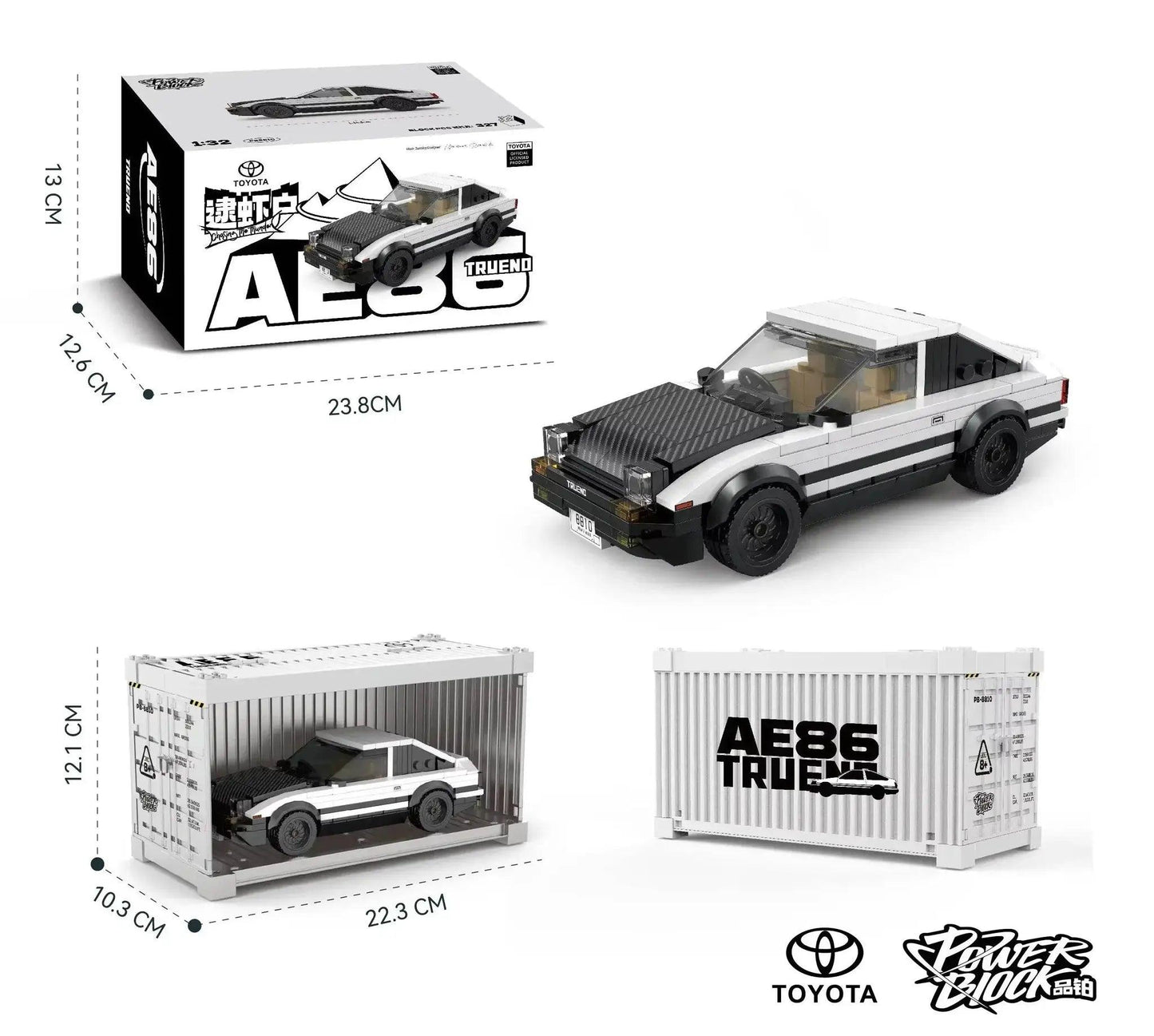  City Speed Champion AE86 Car Building Blocks for Kids -  ToylandEU™