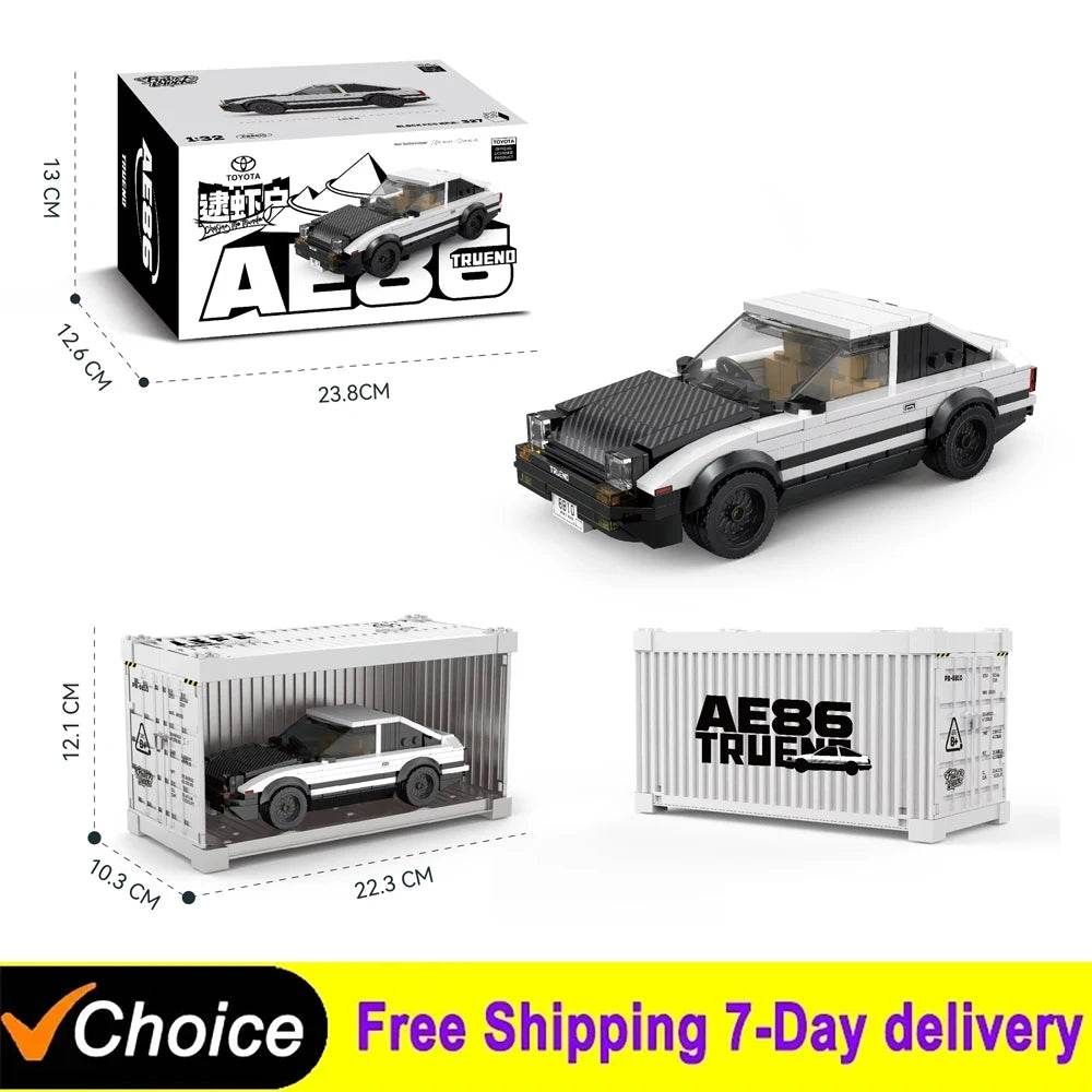 City Speed Champion Technical AE86 Car Building Blocks Toys - ToylandEU