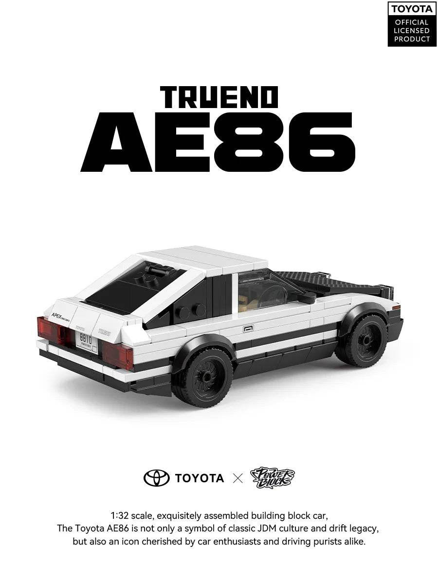 City Speed Champion Technical AE86 Car Building Blocks Toys - ToylandEU