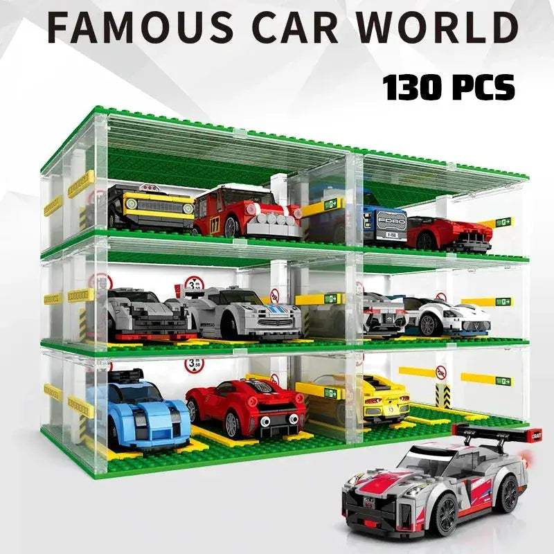 City Speed Champions Building Blocks For DIY Supercar Garage - ToylandEU