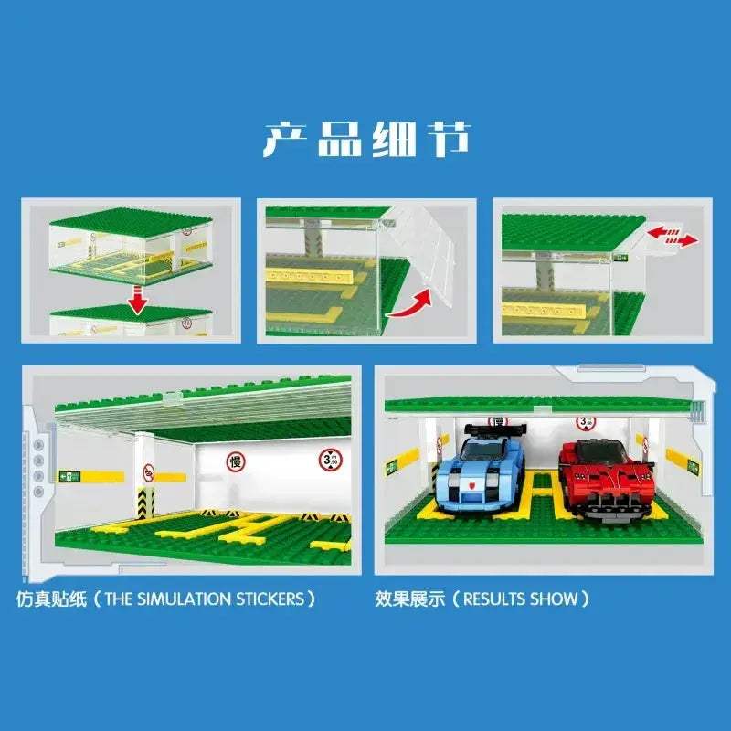 City Speed Champions Building Blocks For DIY Supercar Garage - ToylandEU