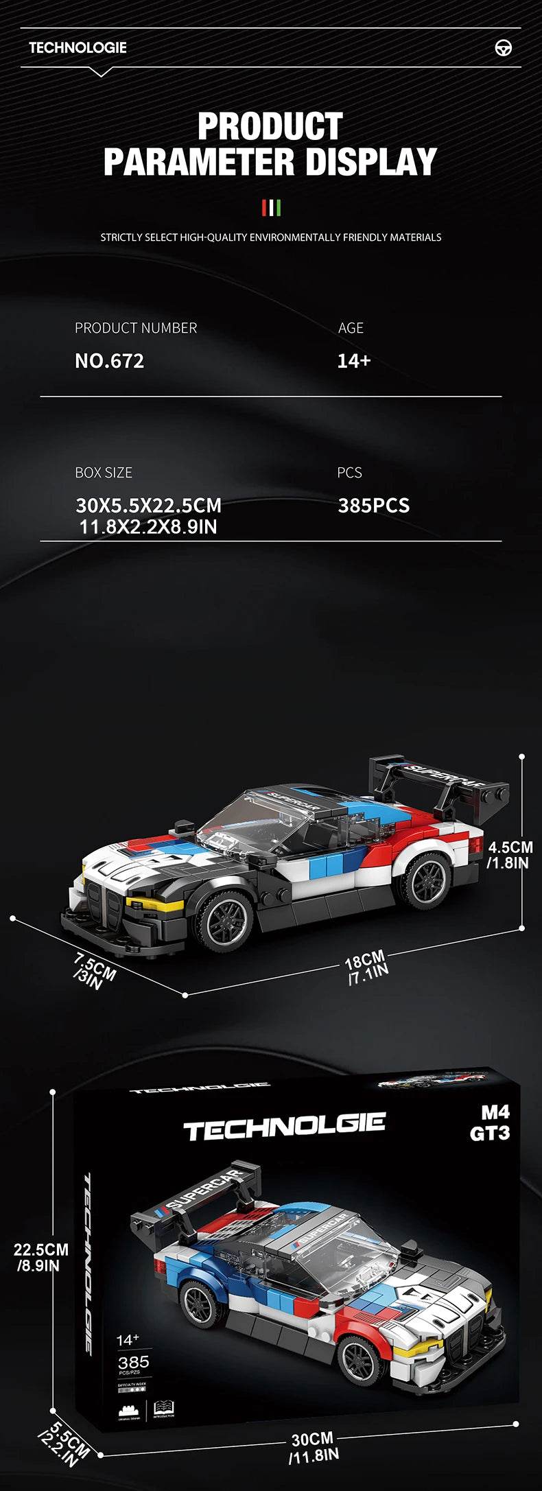 City Sports Car Series Building Blocks Speed Champion Racing Car Model Bricks Kit Boy DIY Puzzle Toys Kids Adults Holiday Gift - ToylandEU