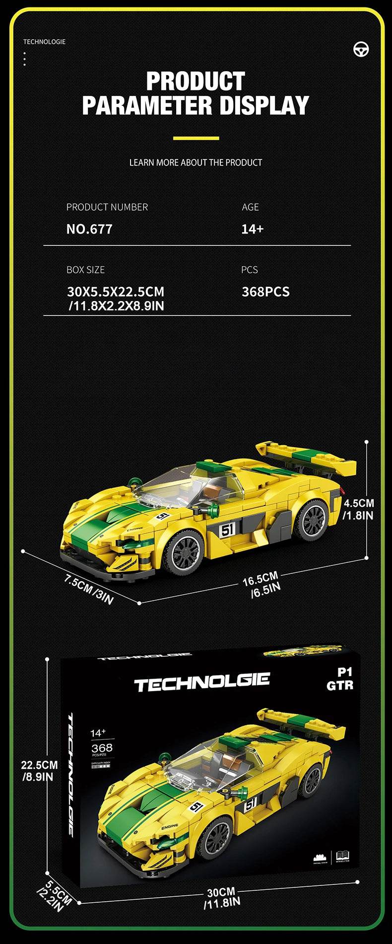 City Sports Car Series Building Blocks Speed Champion Racing Car Model Bricks Kit Boy DIY Puzzle Toys Kids Adults Holiday Gift - ToylandEU