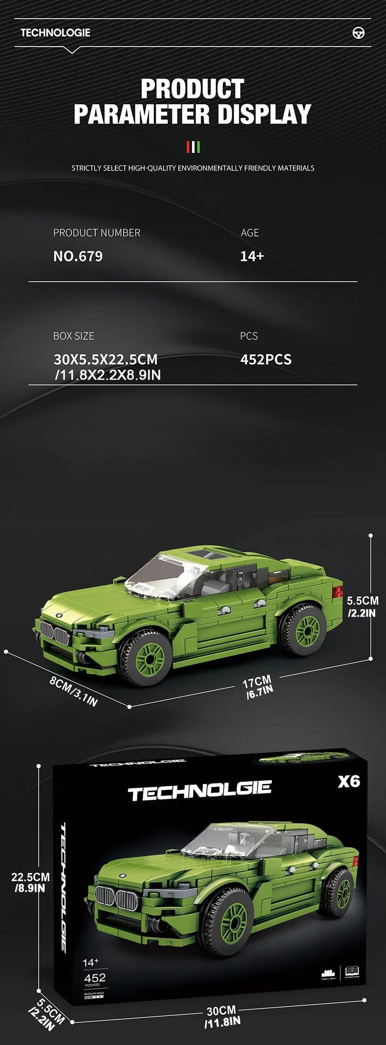 City Sports Car Series Building Blocks Speed Champion Racing Car Model Bricks Kit Boy DIY Puzzle Toys Kids Adults Holiday Gift - ToylandEU