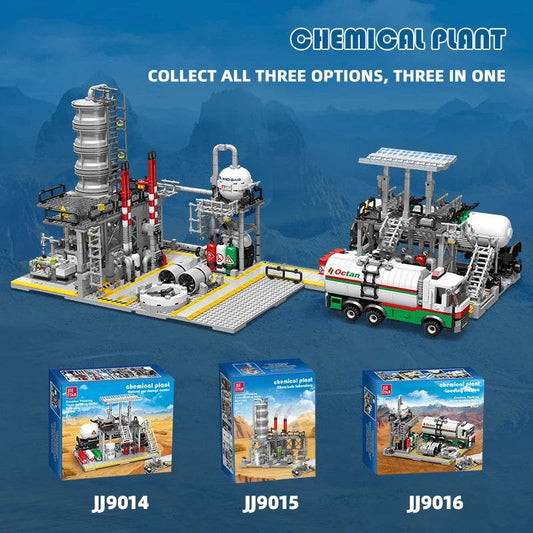 City Street View Building Blocks Natural Gas Storage Center - ToylandEU