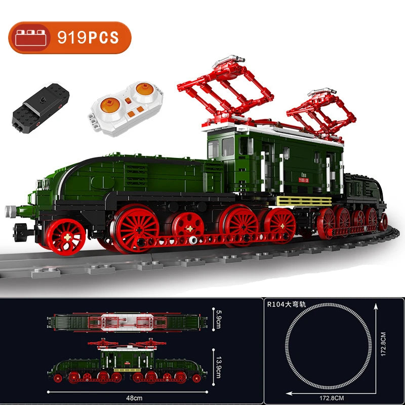 City Train Tracks Building Blocks Kit For Kids DIY Creativity - ToylandEU