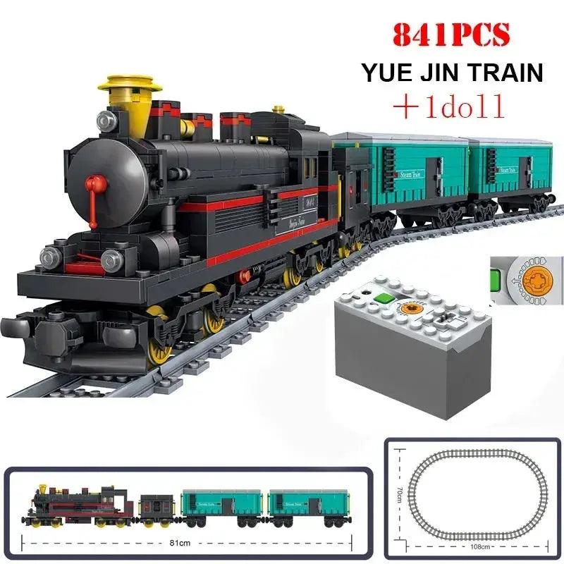  City Train Tracks Building Blocks Kit For Kids Diy -  ToylandEU™