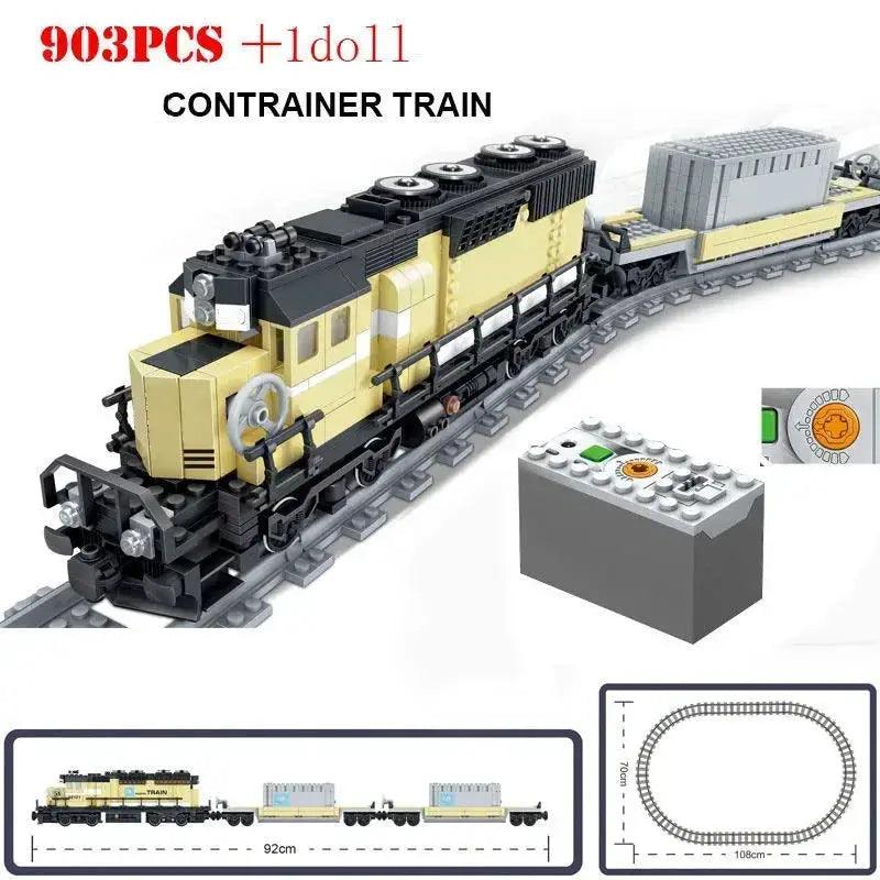  City Train Tracks Building Blocks Kit For Kids Diy -  ToylandEU™