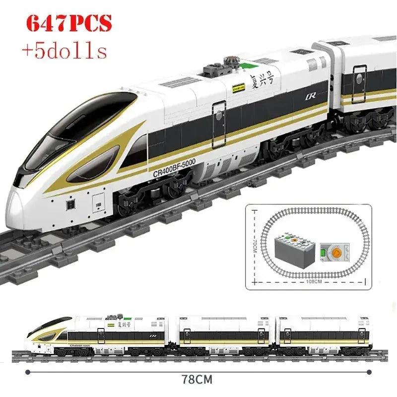 City Train Tracks Building Blocks Kit For Kids Diy -  ToylandEU™