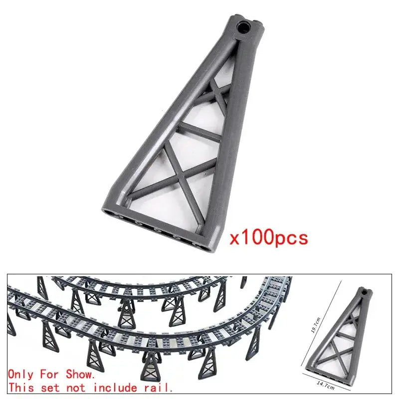 City Train Tracks Flexible Sets For Lego Compatible Bricks - ToylandEU