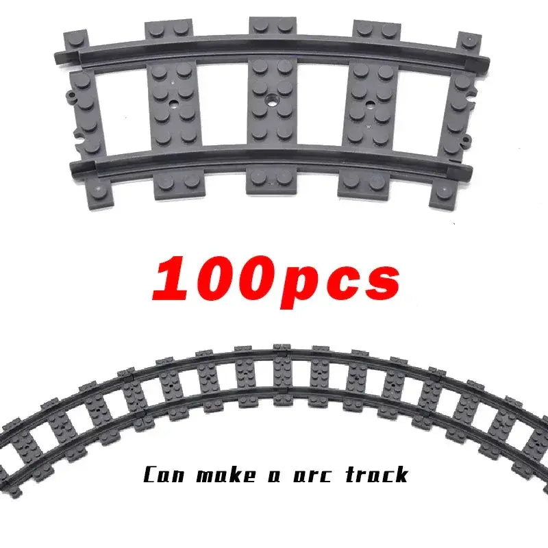 City Train Tracks Flexible Sets For Lego Compatible Bricks - ToylandEU