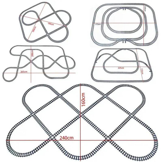  City Train Tracks With Flexible Rails Lego Compatible -  ToylandEU™