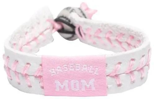  Classic Baseball Pink Mom Leather Bracelet Ceramic Bead -  ToylandEU™