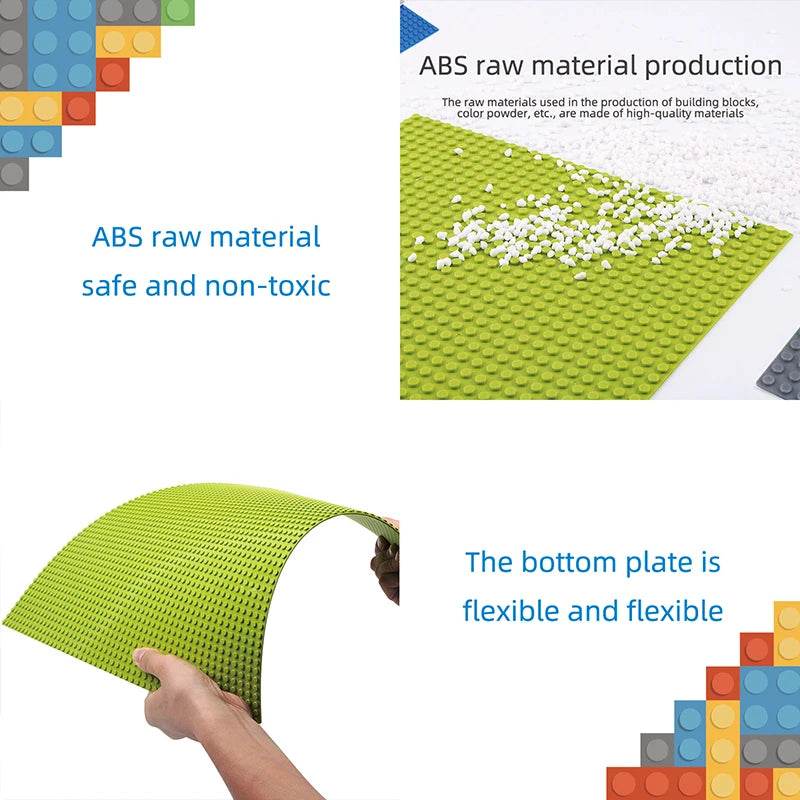 Classic Baseplate 50x50 Dots Building Blocks Bricks Base Plates - ToylandEU