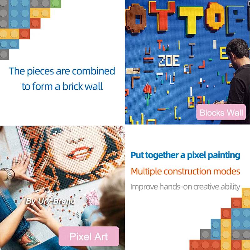 Classic Baseplate 50x50 Dots Building Blocks Bricks Base Plates - ToylandEU