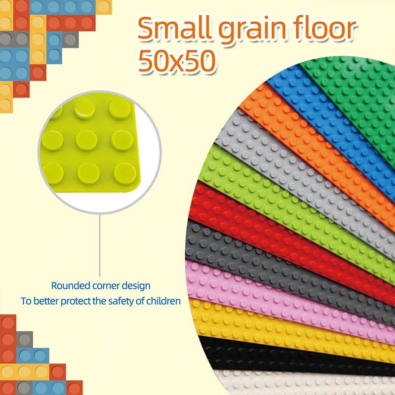 Classic Baseplate 50x50 Dots Building Blocks Bricks Base Plates - ToylandEU