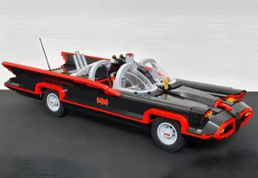 Classic Batmobile Building Block Set With 1822 Pieces - ToylandEU