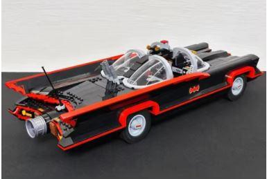 Classic Batmobile Building Block Set With 1822 Pieces - ToylandEU