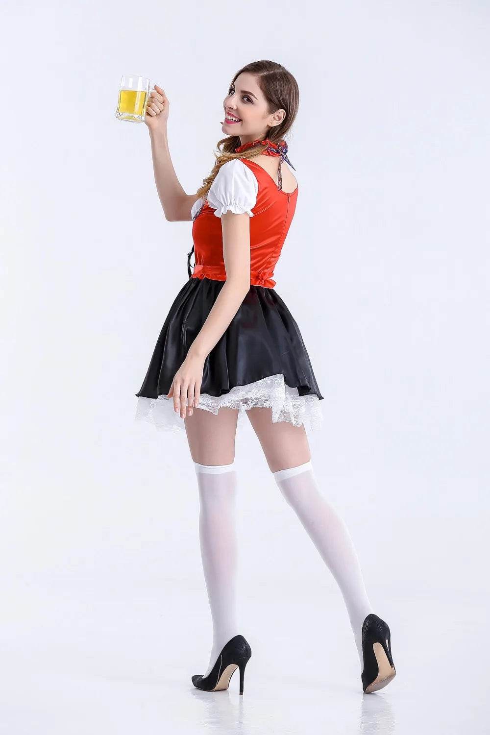 Classic Bavarian Oktoberfest Costume Beer Cosplay For Women - ToylandEU