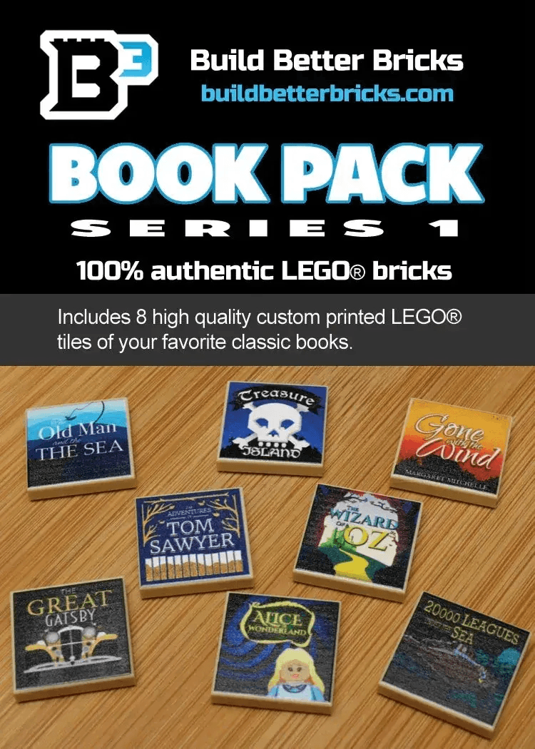  Classic Books Pack (Series 1) made using LEGO parts -  ToylandEU™