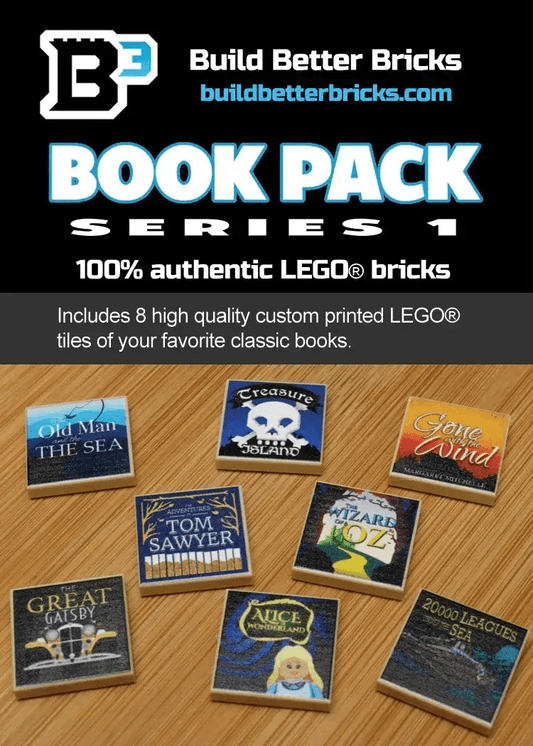  Classic Books Pack (Series 1) made using LEGO parts -  ToylandEU™