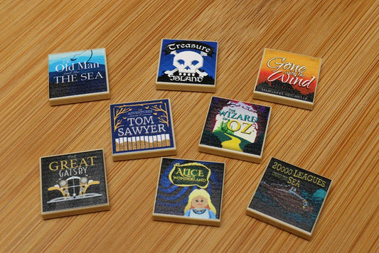 Classic Books Pack (Series 1) made using LEGO parts - ToylandEU