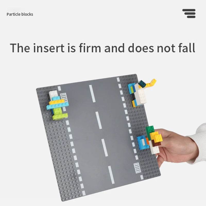 Classic Building Block Base Plate City View Traffic Road Figures Bricks Kids Gifts - ToylandEU