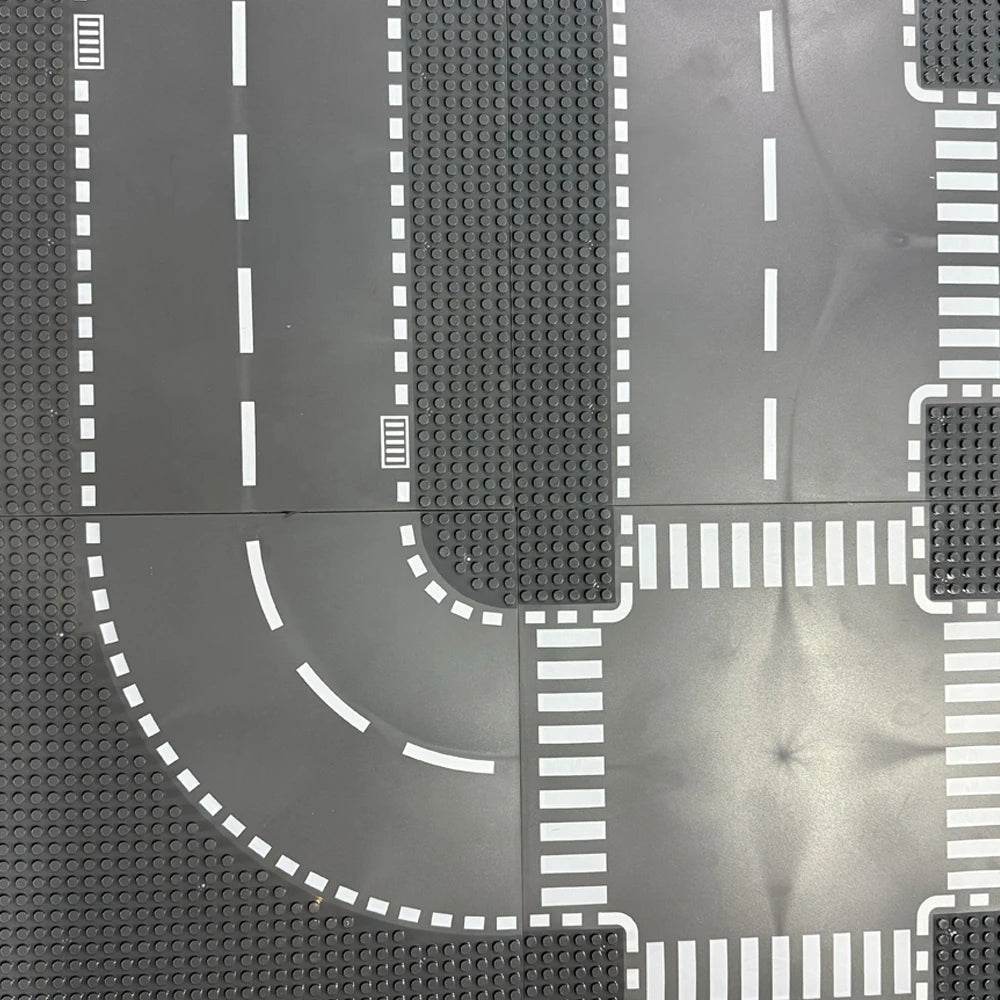 Classic Building Block Base Plate City View Traffic Road Figures Bricks Kids Gifts - ToylandEU