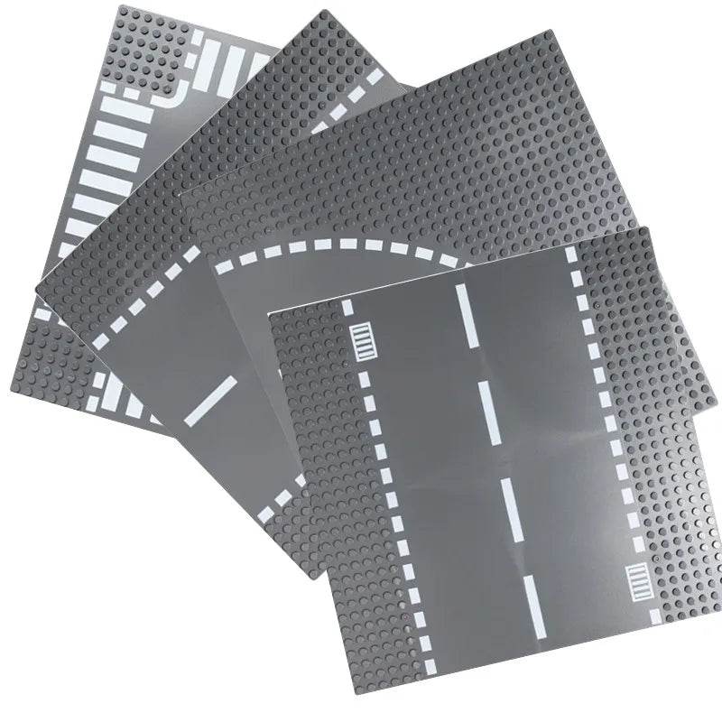 Classic Building Block Base Plate City View Traffic Road Figures Bricks Kids Gifts - ToylandEU