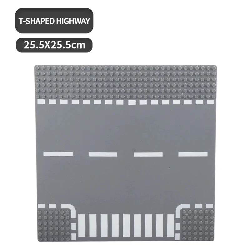 Classic Building Block Base Plate City View Traffic Road Figures Bricks Kids Gifts - ToylandEU
