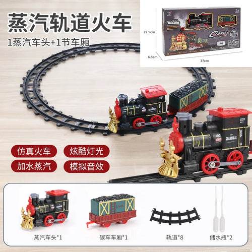 Classic Christmas Steam Train Toy Set for Holiday Cheer - ToylandEU