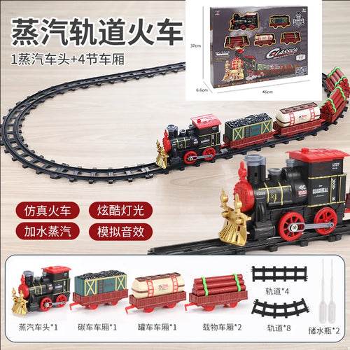 Classic Christmas Steam Train Toy Set for Holiday Cheer - ToylandEU