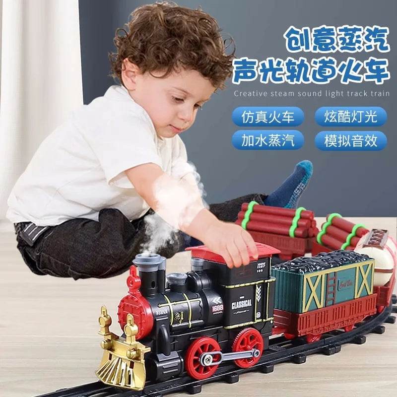 Classic Christmas Steam Train Toy Set for Holiday Cheer - ToylandEU