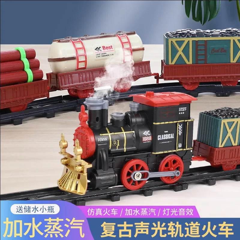 Classic Christmas Steam Train Toy Set for Holiday Cheer - ToylandEU