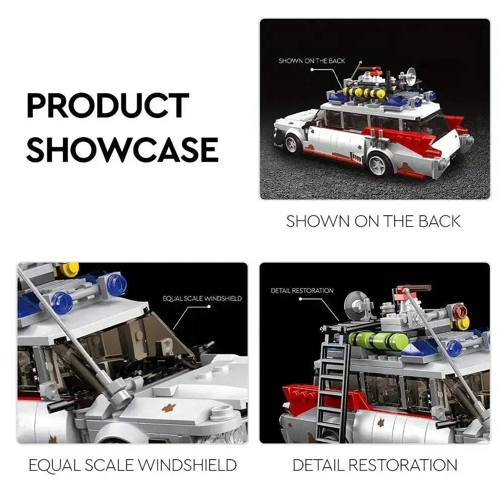 Classic Film Car Model Kit Ghost Theme Premium Gift - ToylandEU